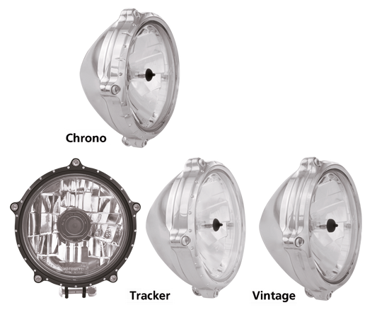 RSD HEADLIGHT 5.75" CHRONO 3/4" MOUNT,