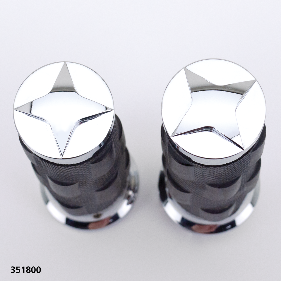 GZP Chrome Lonestar T-II gripset