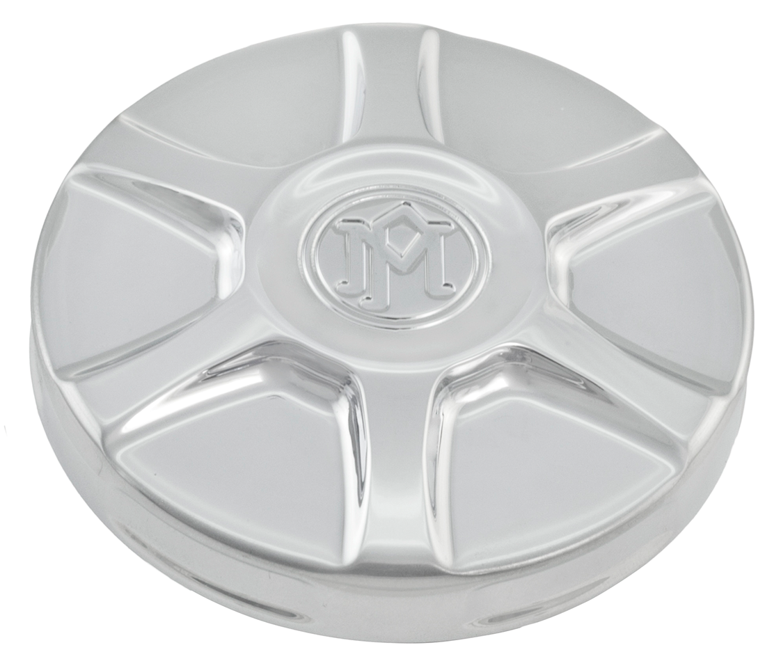 PM Array Fuel Cap Chrome 96-Up