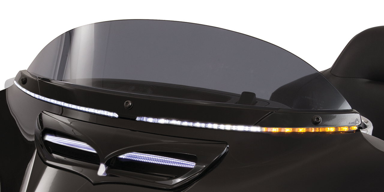 Ciro Horizon BW LED windshield trim Blk
