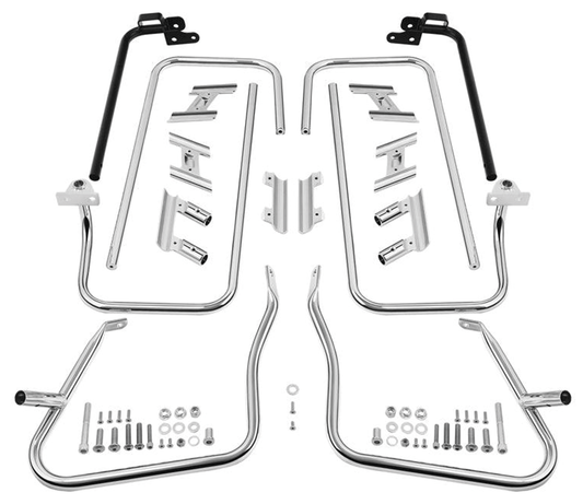 Saddlebag Guards Chrome FLH/T14-Up