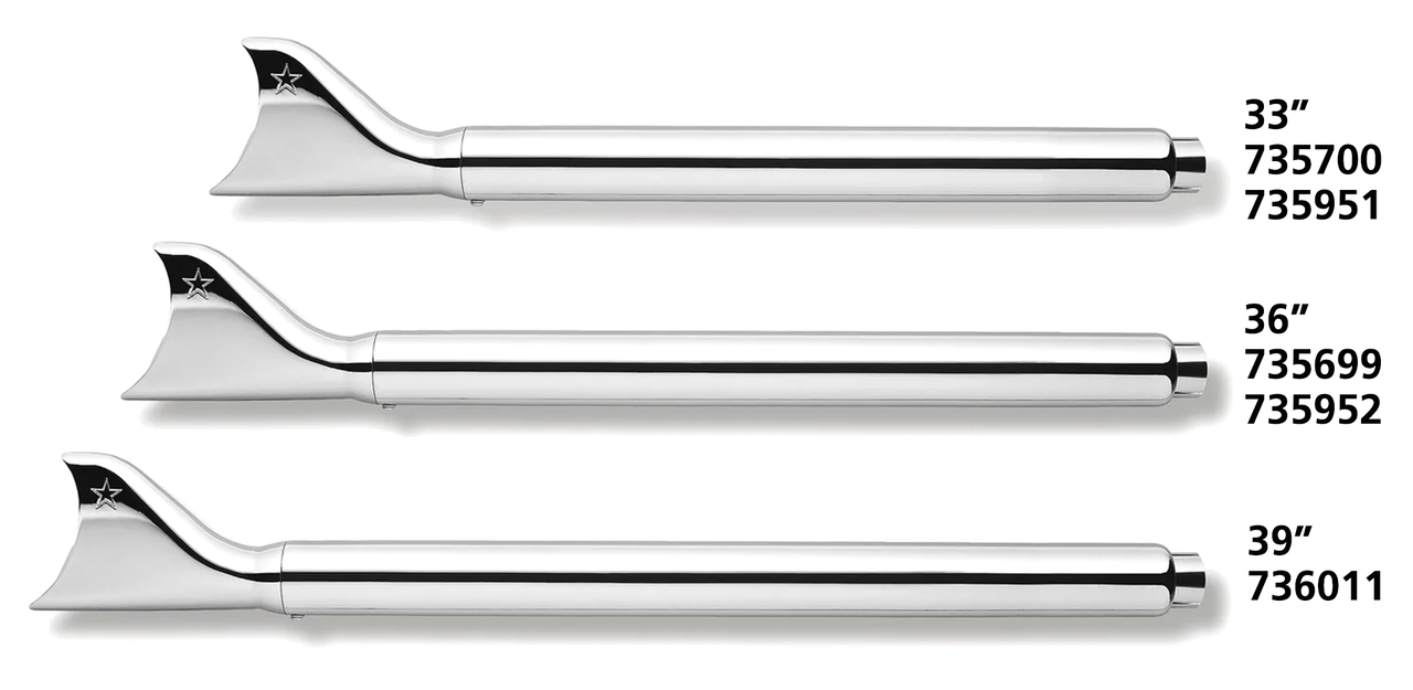 2.125" SHARKTAIL SLIP-ON 36" FLH/T95-16