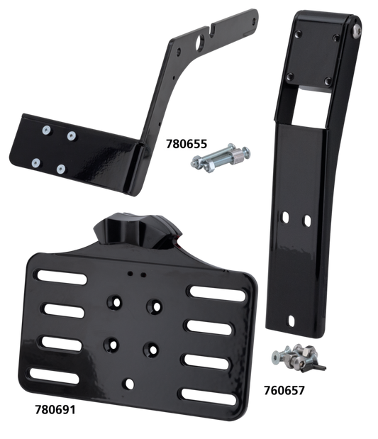 Blk Bracket only center mount XL04-UP