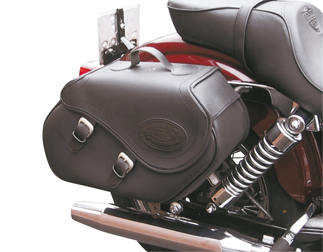 K-Drive leather saddlebag kit FXD91-06