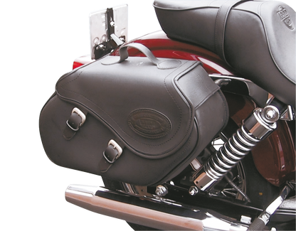 K-Drive leather saddlebag kit FXD91-06