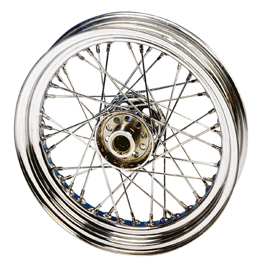3.00x16 Rear wheel XL86-99 Chrome spokes