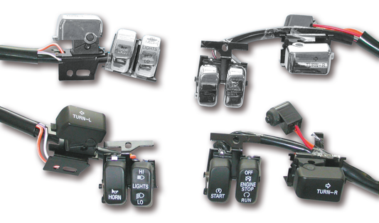 GZP Chrome handlebar switch kit 96-06