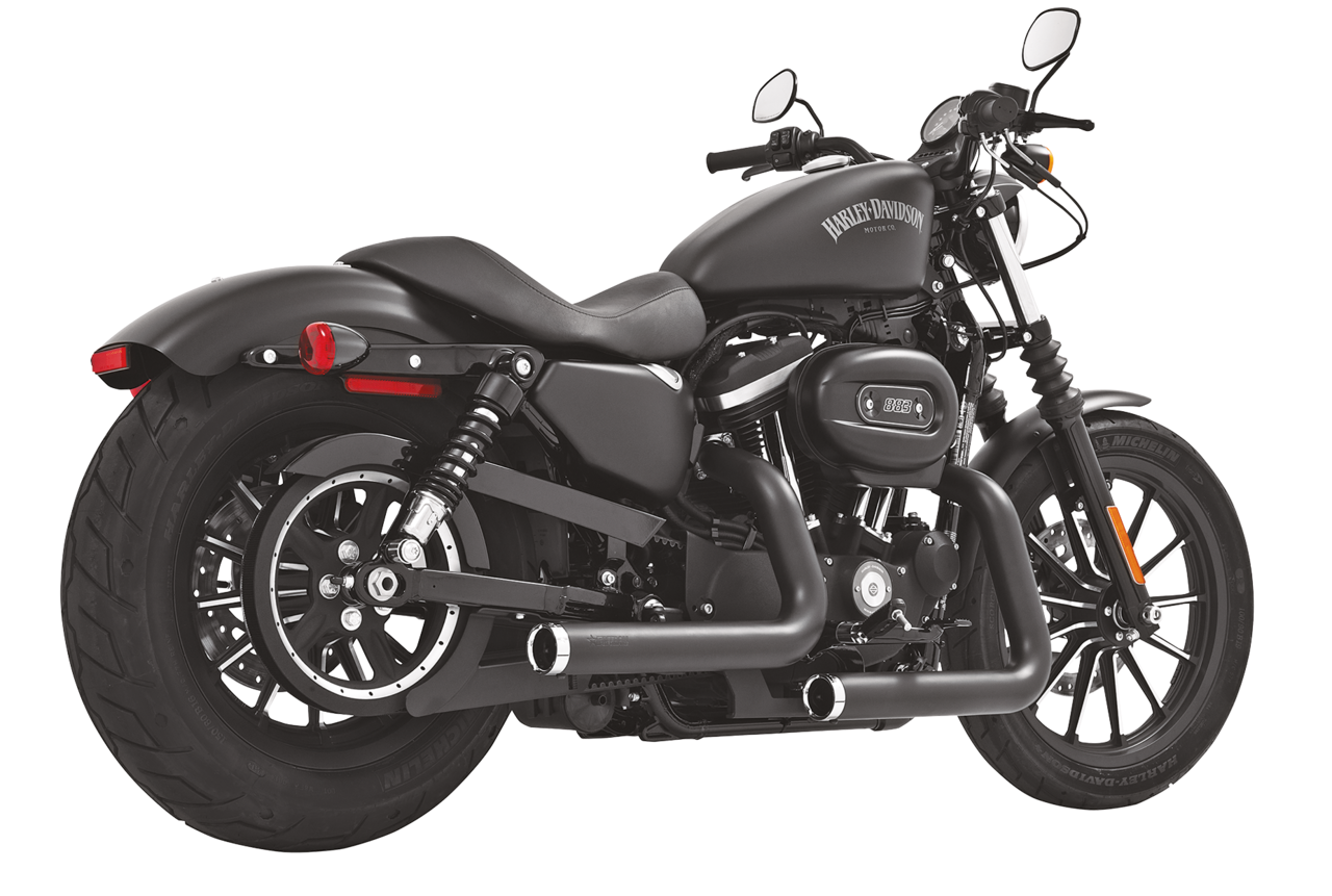 Staggered duals blk/chr XL04-up