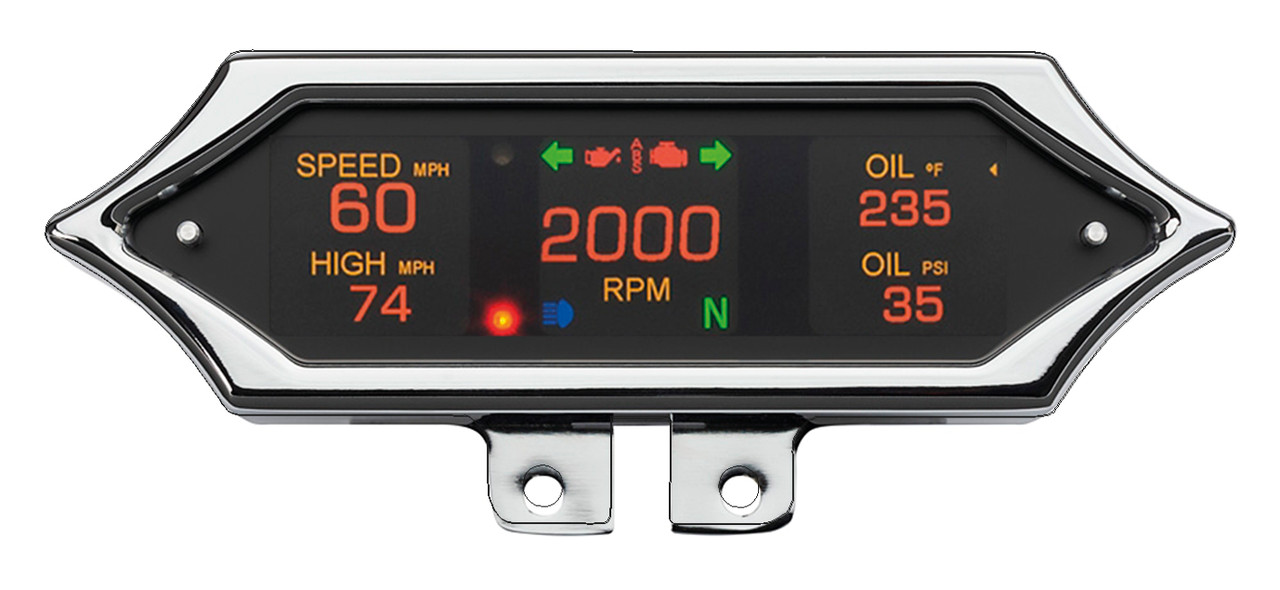 Spike Gauge Chr Bar Mount Universal