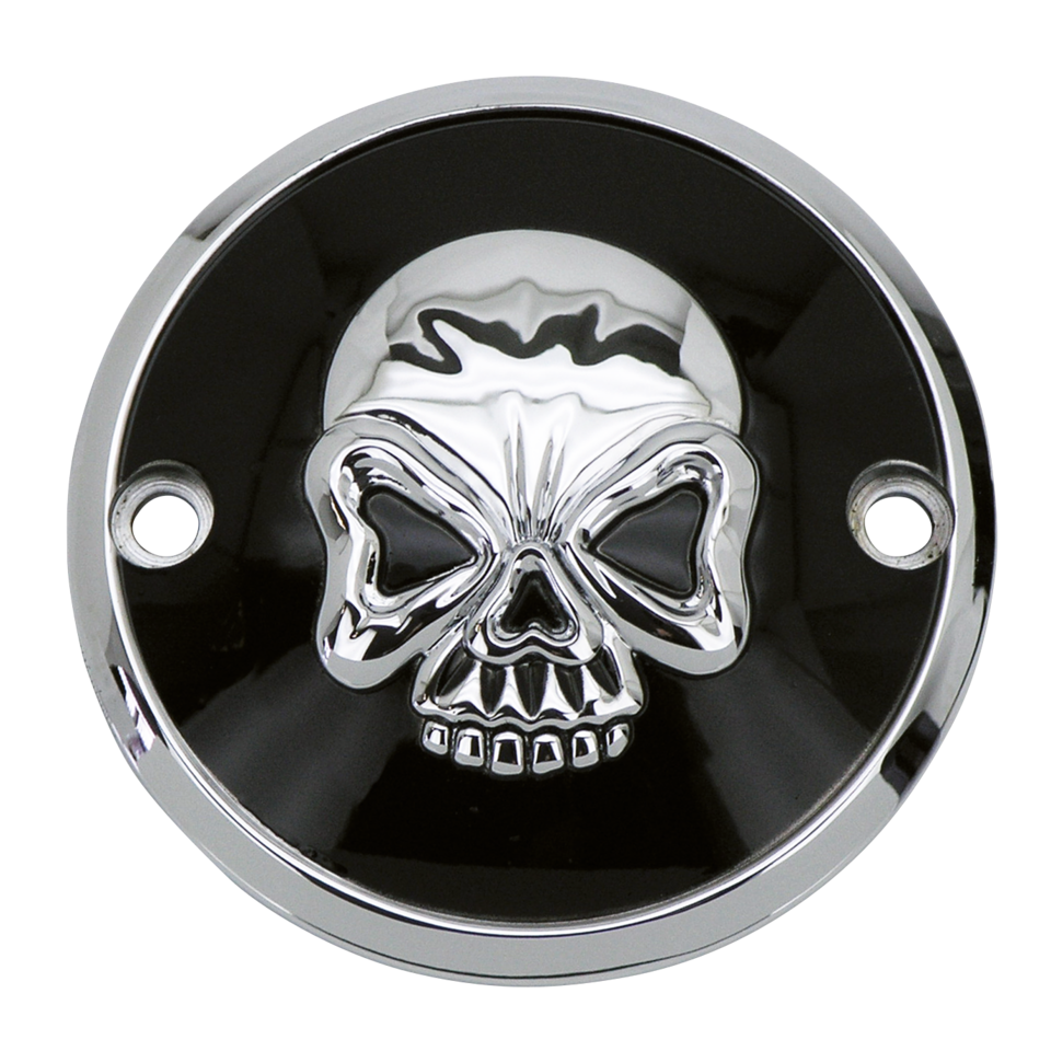 GZP Skull blck/chrome points cover horiz