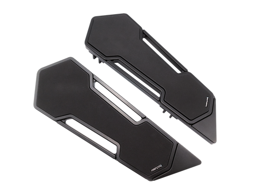 Hexa v1 DR Floorboards Black Anodized
