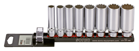 3/8" Socketset long inch sizes 8PC on ra