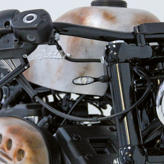 K'mann Micro LED white Turnsignal Black