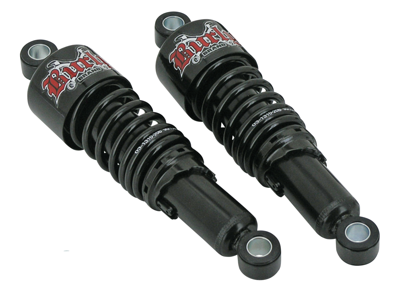 Burly 10.5" shocks black FLH/T