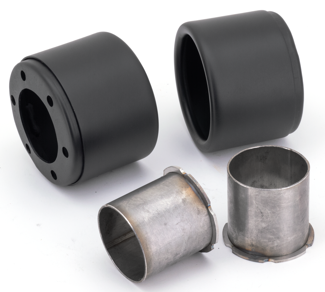 MCJ End Caps Race 90 Straight Black