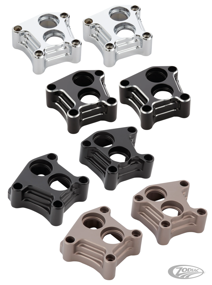 10-GAUGE LIFTER COVERS TC99-17 CHROME