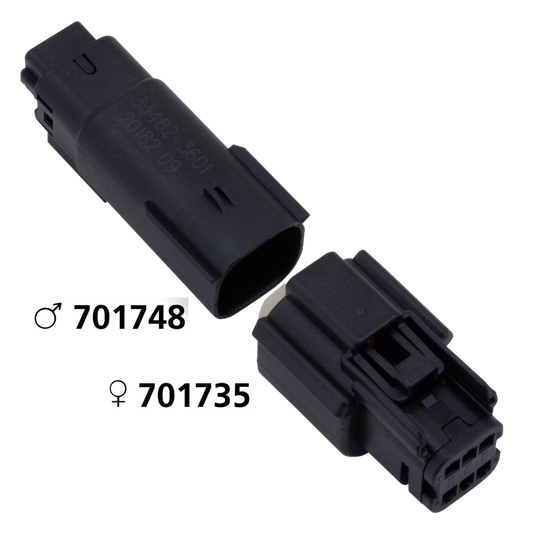 Molex 07Up 6-Position Male Black OEM7218