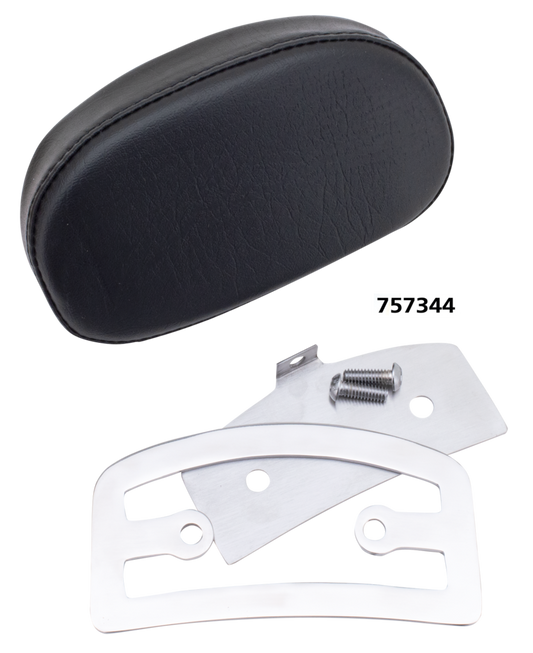 Smooth sissy bar pad,W=3.5" H=6.25"