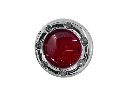 GZP Chr Duo led red lens deuce light