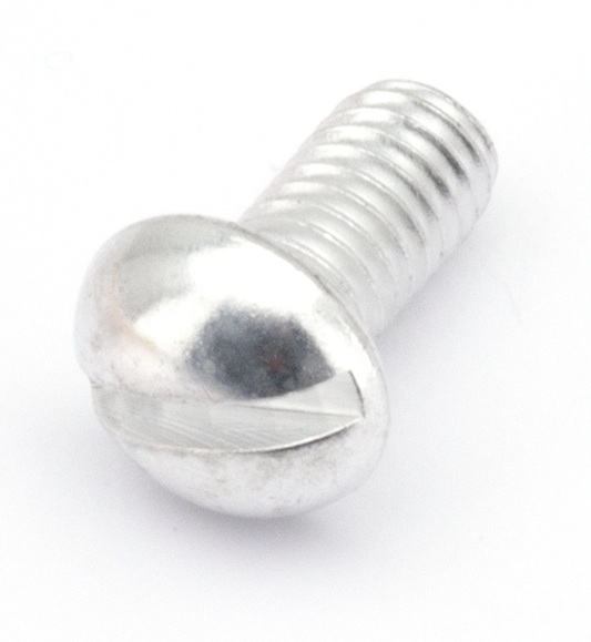 1/4-24 x 1/2" Round Head Screw WhPl