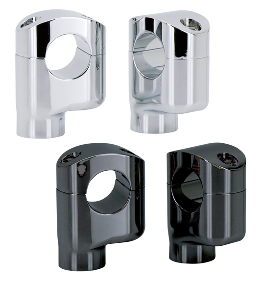 GZP Blk offset risers H=3.25" bars=1.25"