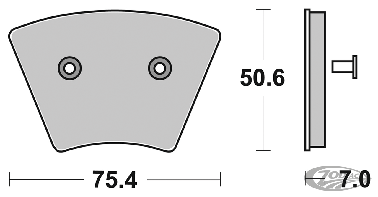 SBS brake pads XL/FX 74-77 front