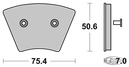 SBS brake pads XL/FX 74-77 front