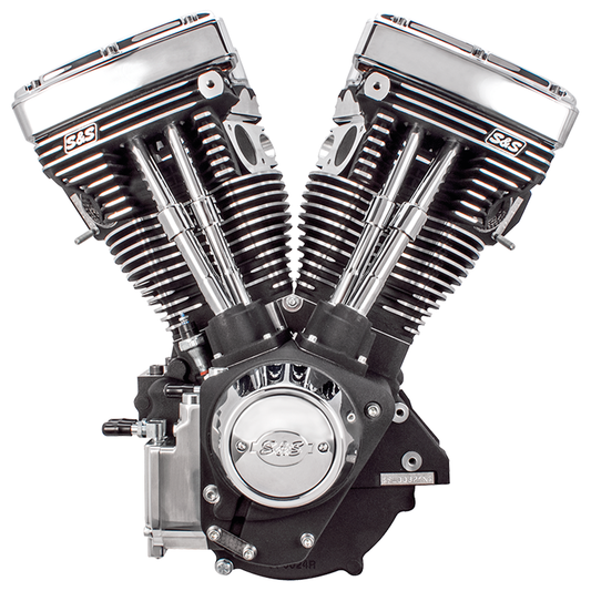 S&S V111 engine Blk No carb/No ign.