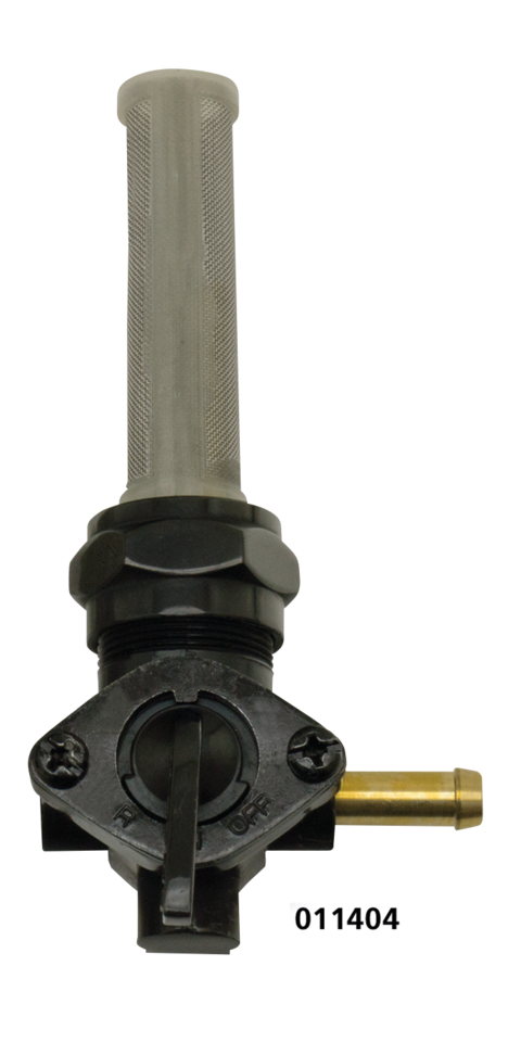 GZP Petcock long s/s screen right Black