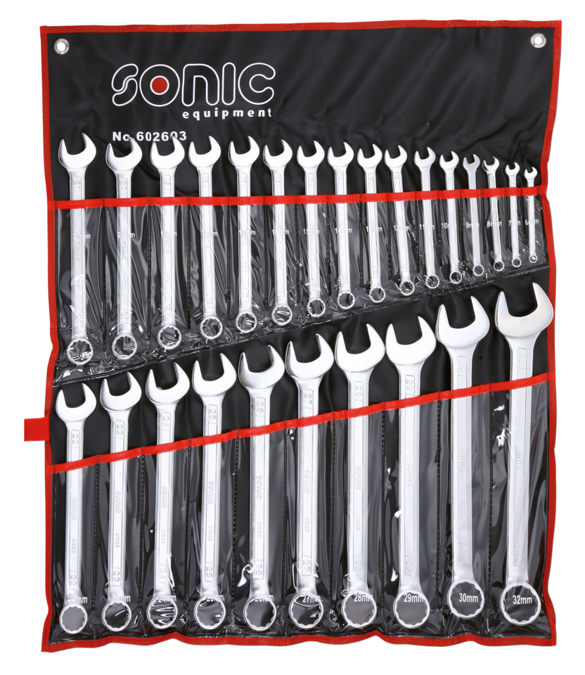 Combination wrench pouch metric 26pcs