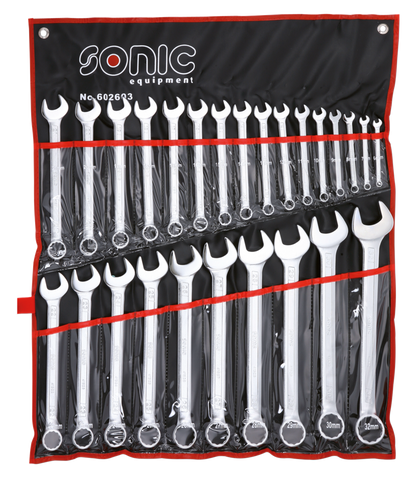 Combination wrench pouch metric 26pcs