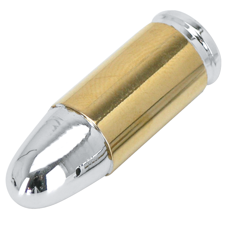 GZP Gold/Chrome bullet valve stem cover