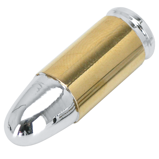 GZP Gold/Chrome bullet valve stem cover
