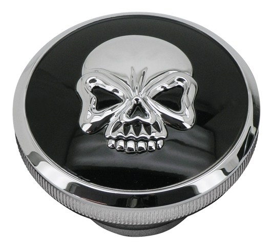 GZP Skull bk/chrome Gascap 97-e18 vented