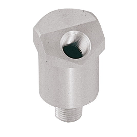 EVO pressure gauge adapter single, satin