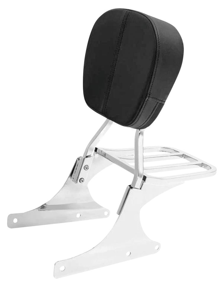 Rigid Sissybar + Pad/Rack Chr FLST86-17