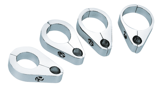 GZP 1" Clutch cable clamp chrome plat