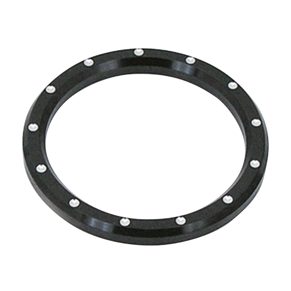 GZP Blck&Silver Dimple billet bezels 3-5
