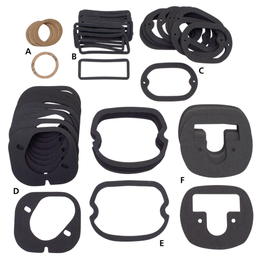 10Pck Gasket, taillamp lens K/XL/FL55-72