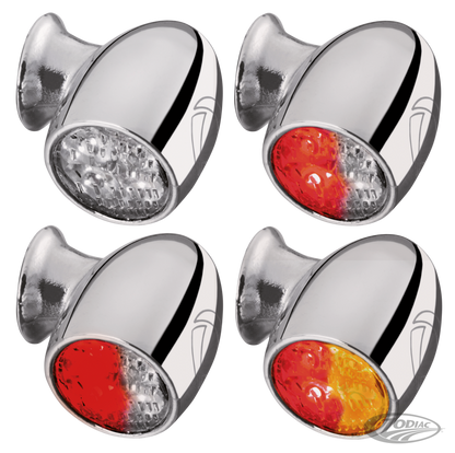 Atto Dual Function chrome w/ clear glass