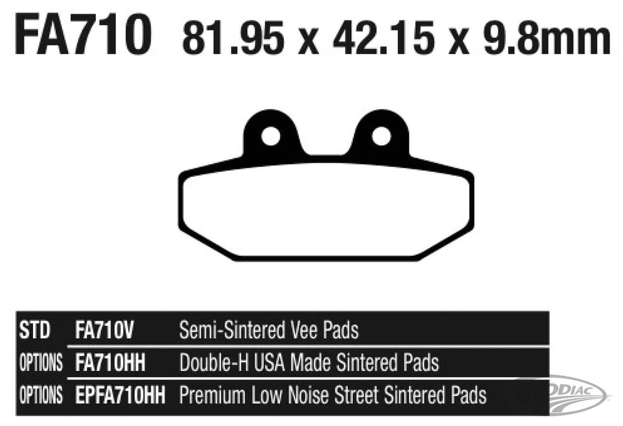 EBC-EPFA ST18-up brake pads rear