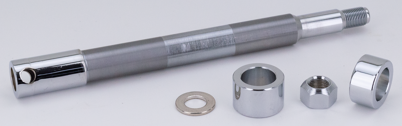 GZP Chr FR axle kit XL883L XL1200X11-UP