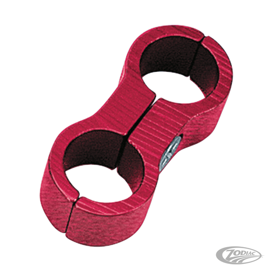 GZP Oil/Fuel line clamp red anodized