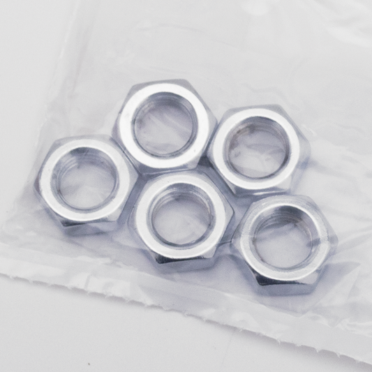 5Pck Jam Nut 1/2-13, UNC