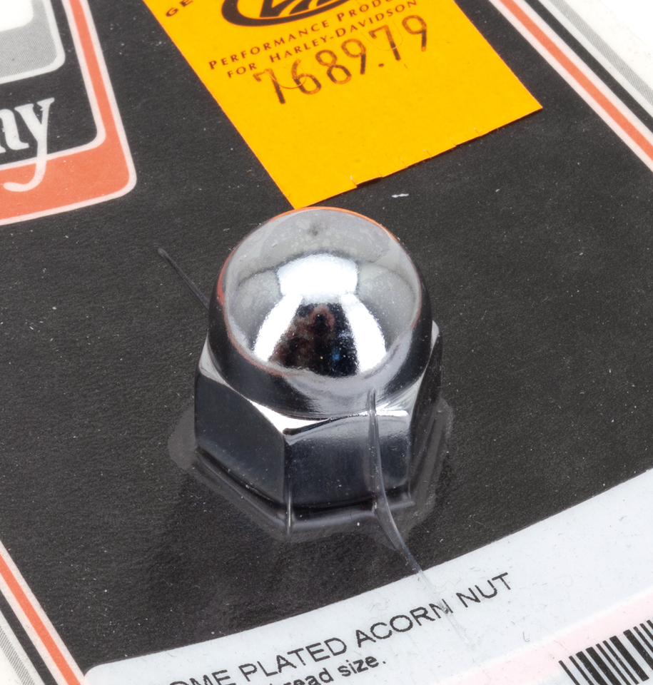 CHROME ACORN NUT 9/16-12 UNC, EACH