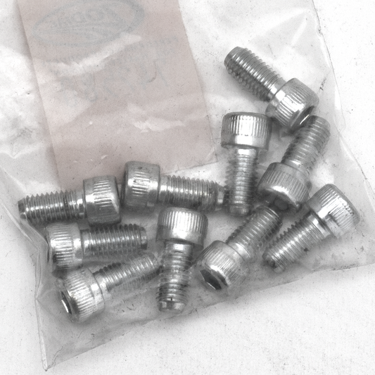 10pck allen bolt 1/4-28x1/2" UNF zinc