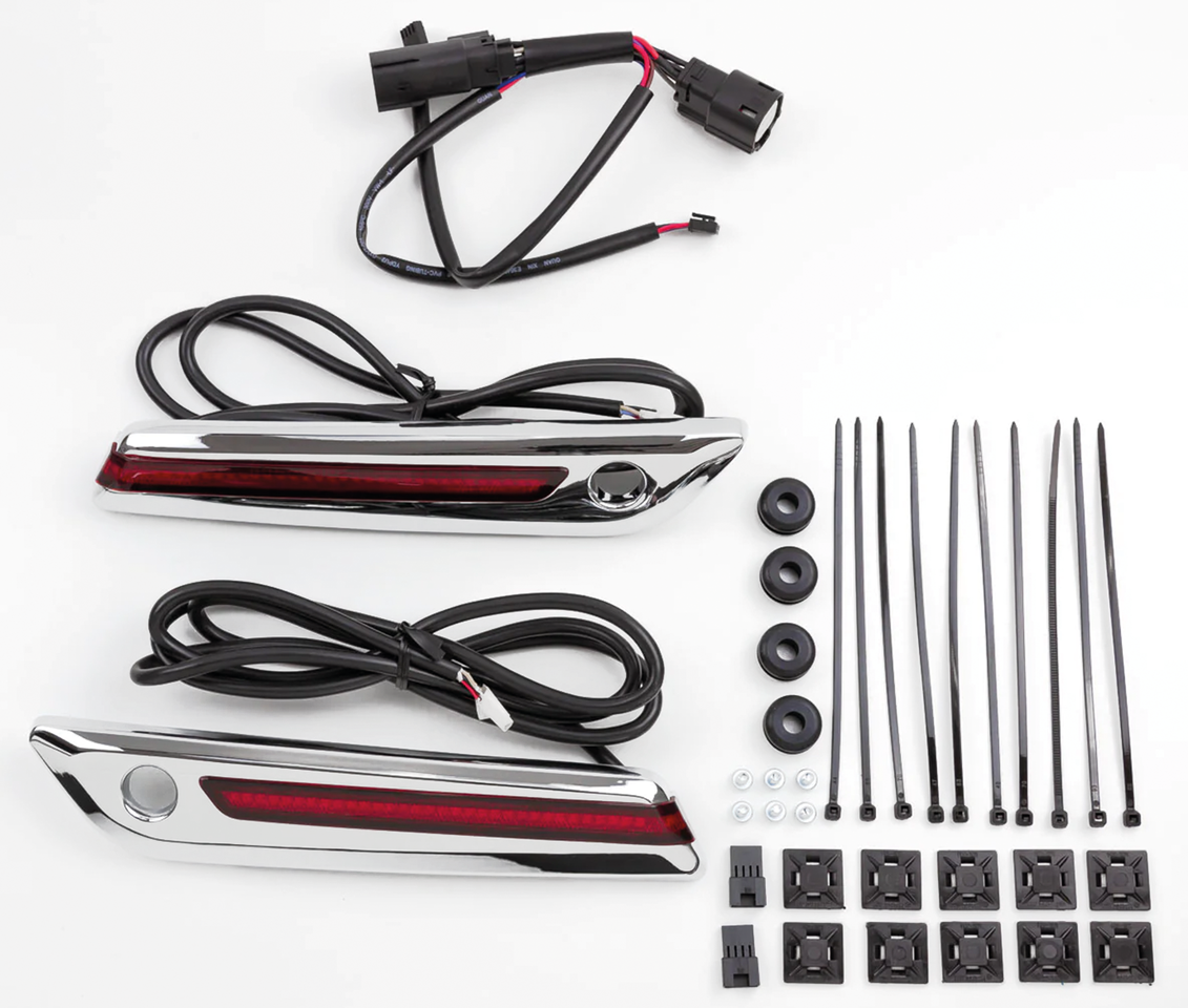 Chr hardbag latch cvrs Red FLH/T14-Up