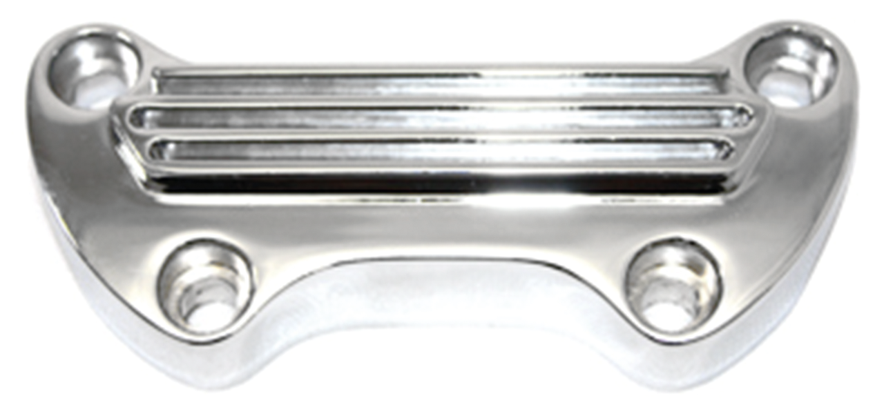 Top Riser Clamp Finned 1" Chr HD73-Up