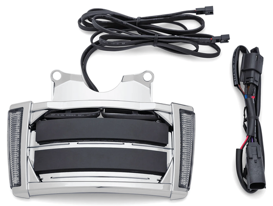 Chrome License Frame Smoke Lens FLH/T14-