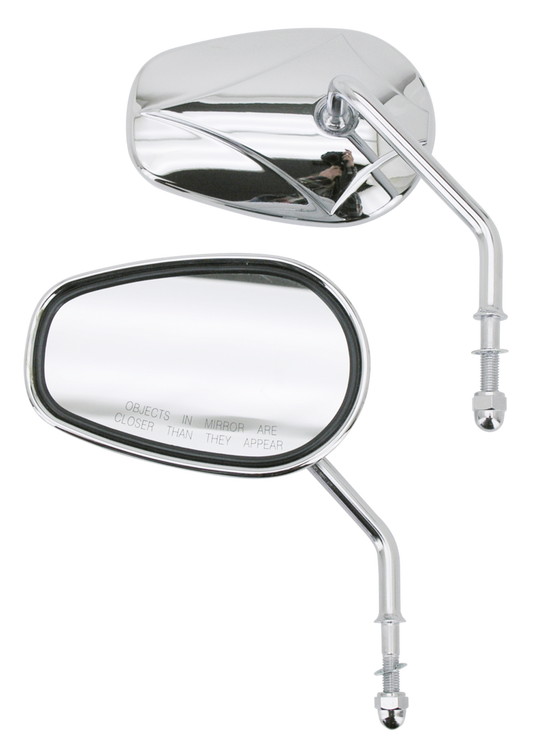 GZP Chrome Diamondback mirror left alu s